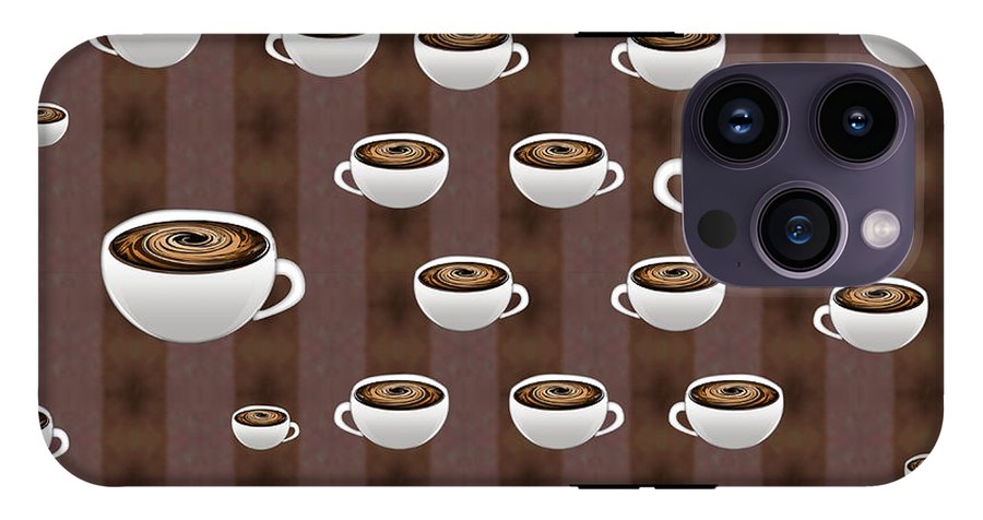 True Coffee Repeating - Phone Case