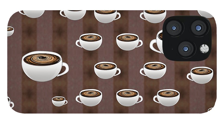 True Coffee Repeating - Phone Case