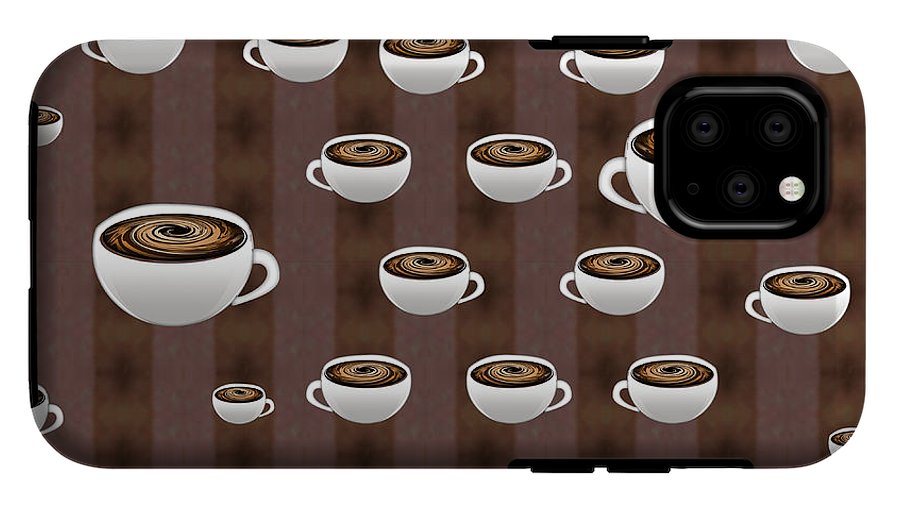 True Coffee Repeating - Phone Case