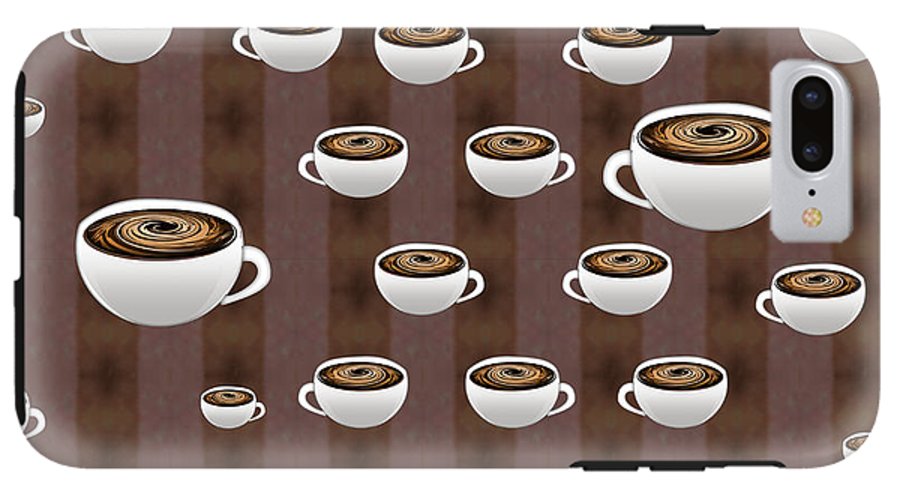 True Coffee Repeating - Phone Case