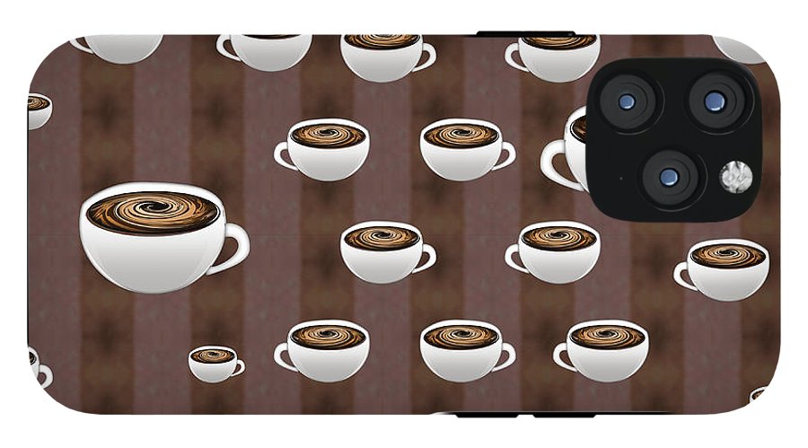 True Coffee Repeating - Phone Case