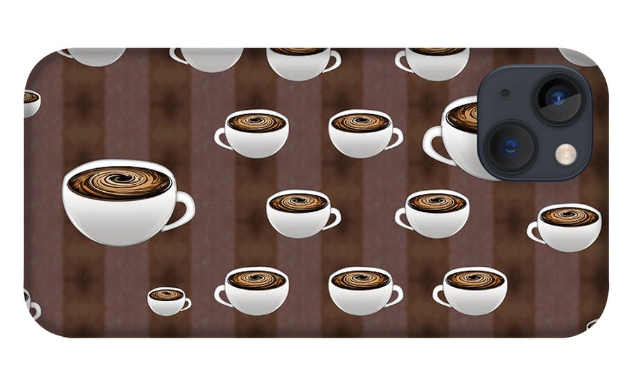 True Coffee Repeating - Phone Case