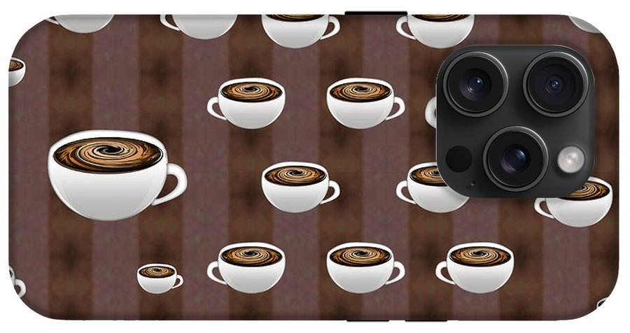 True Coffee Repeating - Phone Case