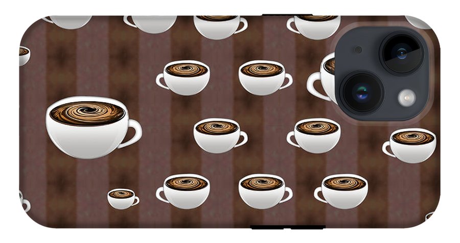 True Coffee Repeating - Phone Case