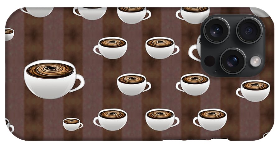 True Coffee Repeating - Phone Case