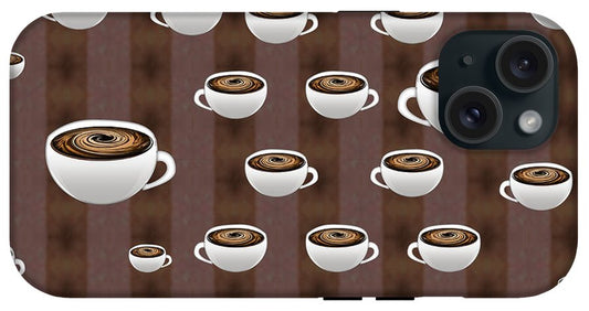 True Coffee Repeating - Phone Case