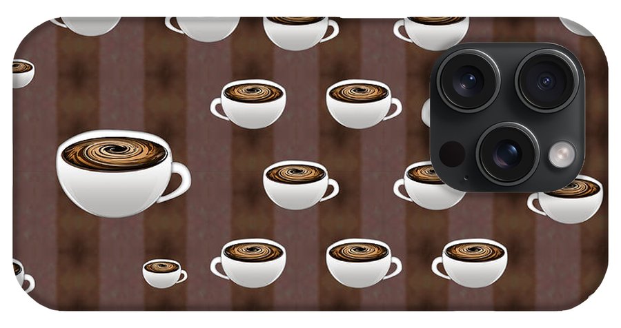 True Coffee Repeating - Phone Case
