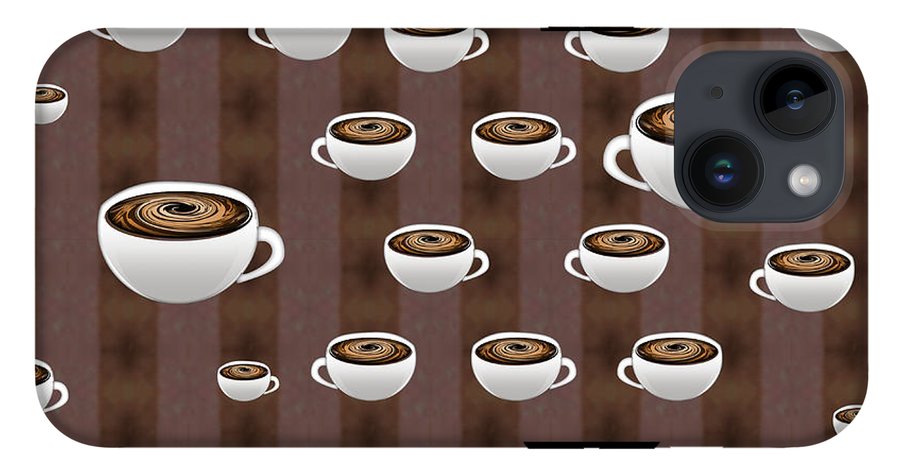 True Coffee Repeating - Phone Case