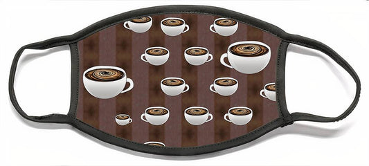 True Coffee Repeating - Face Mask