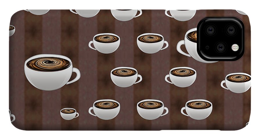 True Coffee Repeating - Phone Case