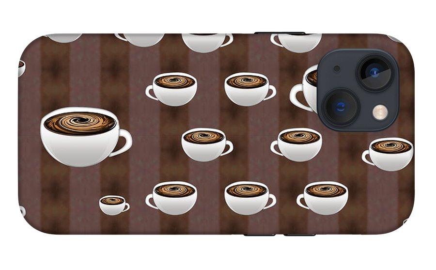 True Coffee Repeating - Phone Case