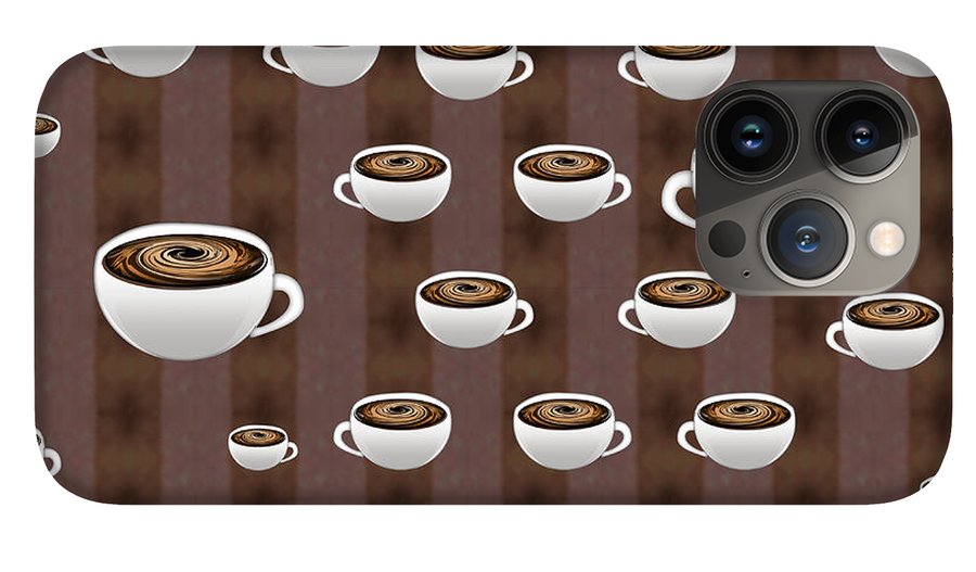 True Coffee Repeating - Phone Case