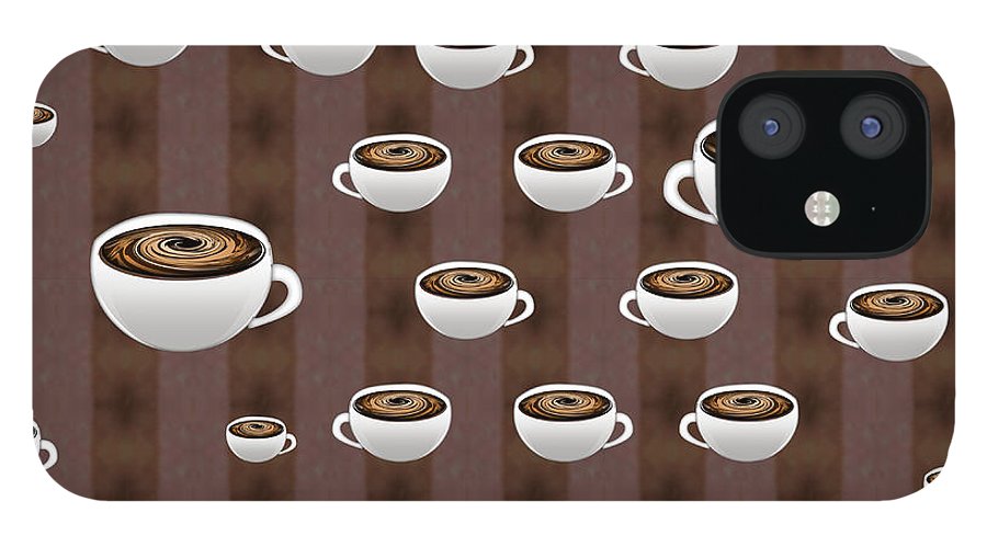 True Coffee Repeating - Phone Case