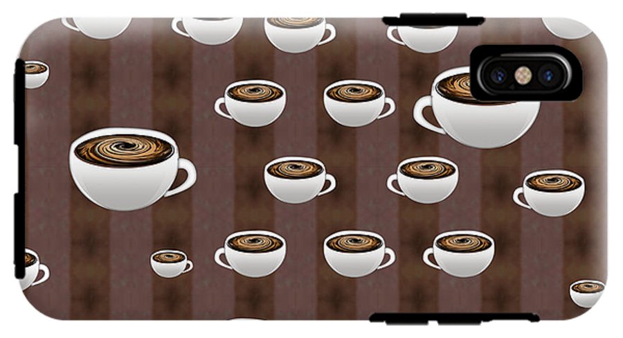 True Coffee Repeating - Phone Case