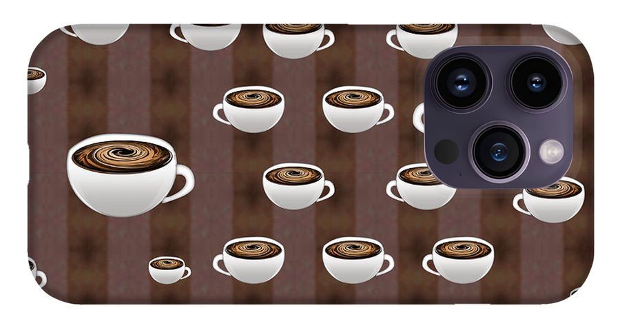 True Coffee Repeating - Phone Case