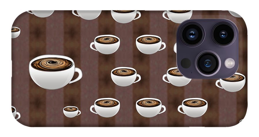 True Coffee Repeating - Phone Case