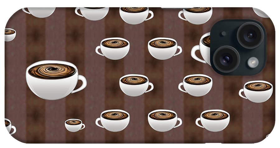True Coffee Repeating - Phone Case