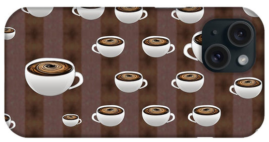 True Coffee Repeating - Phone Case