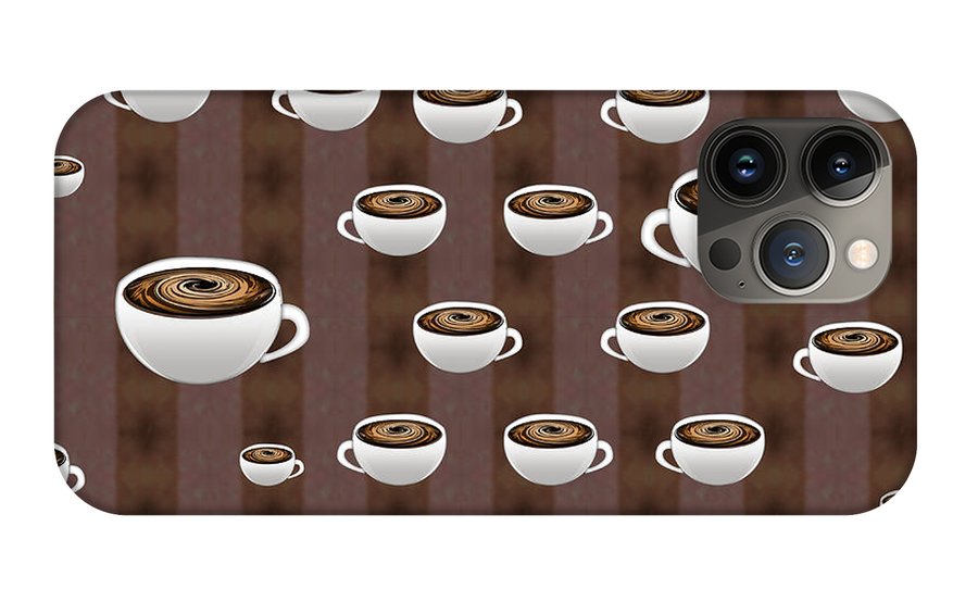 True Coffee Repeating - Phone Case