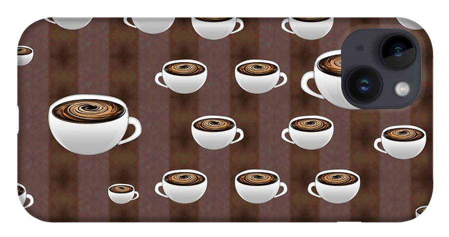 True Coffee Repeating - Phone Case