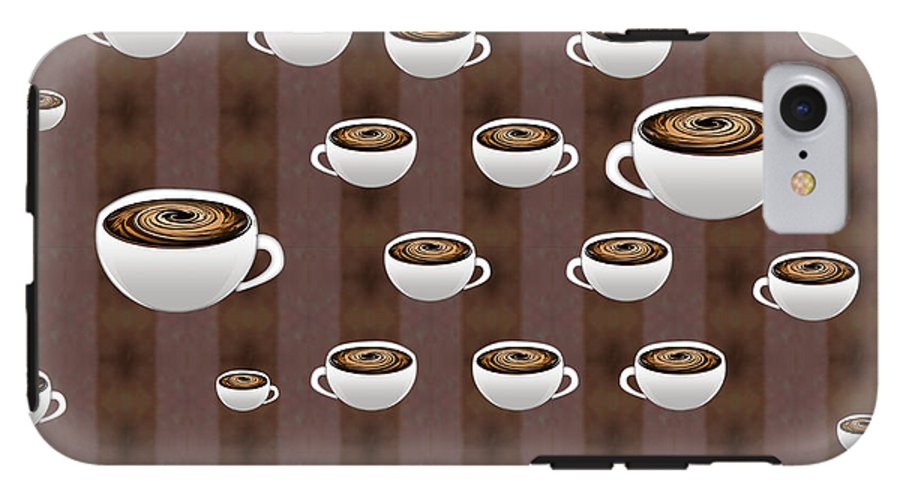 True Coffee Repeating - Phone Case