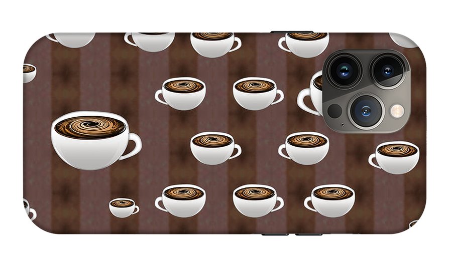 True Coffee Repeating - Phone Case