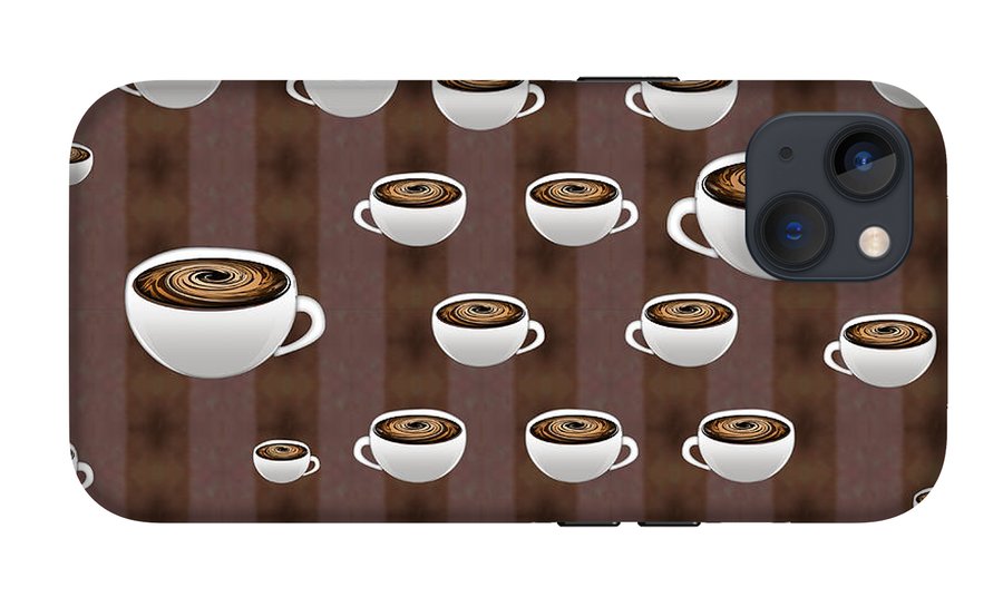 True Coffee Repeating - Phone Case