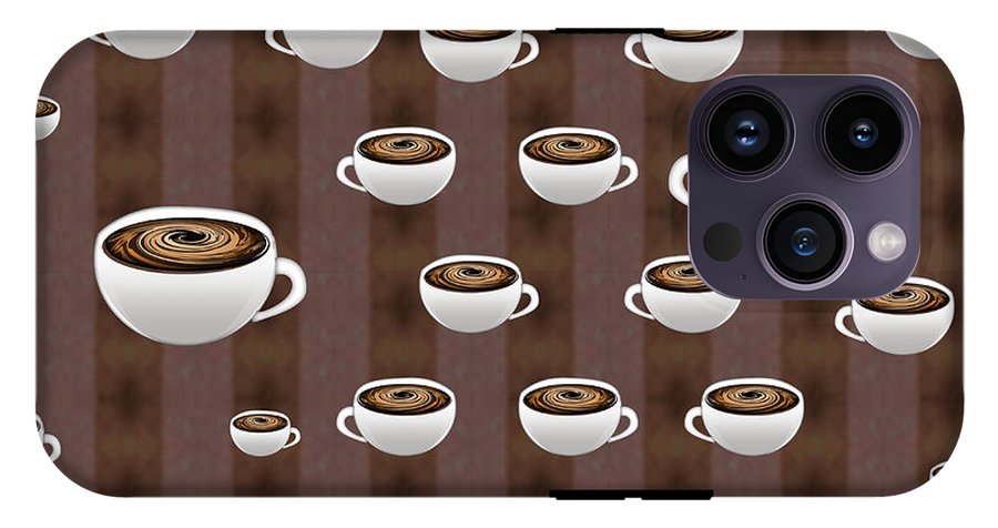 True Coffee Repeating - Phone Case
