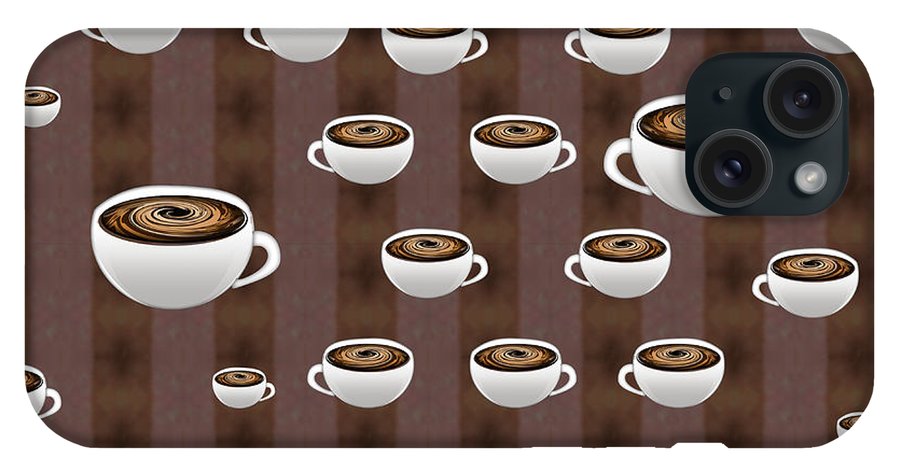 True Coffee Repeating - Phone Case