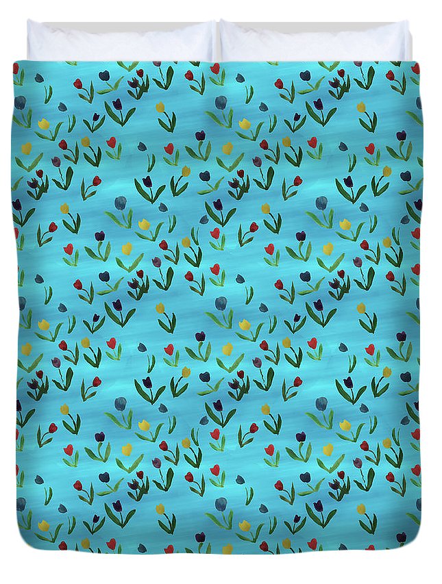 Tulips Pattern - Duvet Cover
