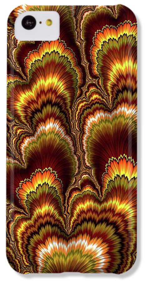 Turkey Feather Fractal - Phone Case