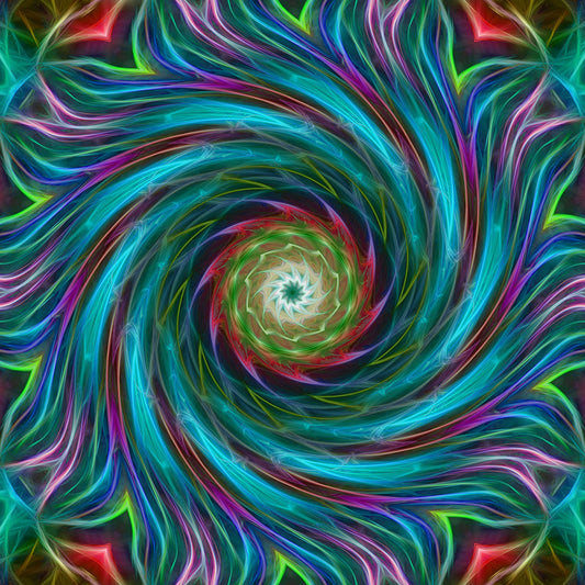 Turquoise Swirl Digital Image Download