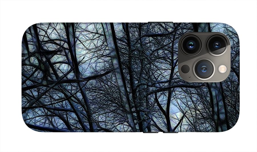 Twilight icicles Snowscape - Phone Case