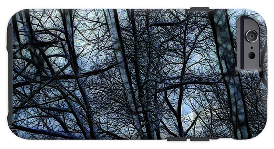 Twilight icicles Snowscape - Phone Case