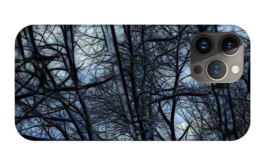 Twilight icicles Snowscape - Phone Case
