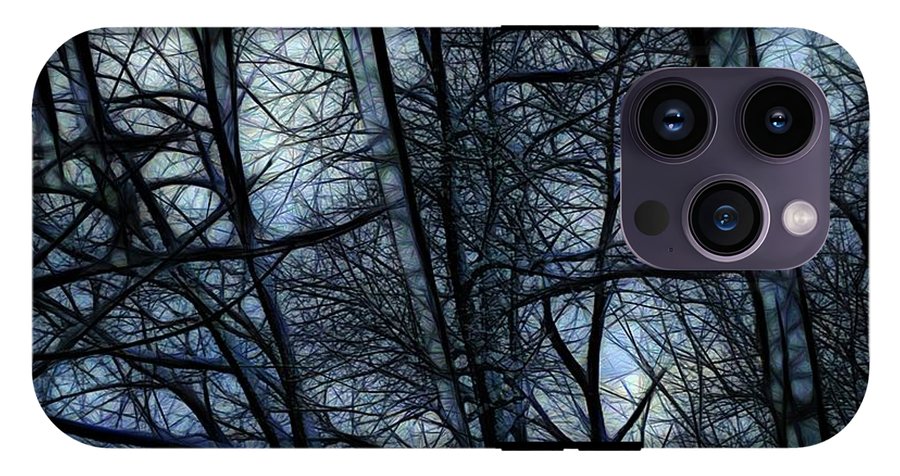 Twilight icicles Snowscape - Phone Case