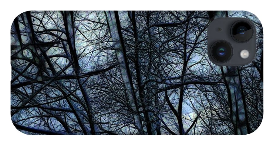 Twilight icicles Snowscape - Phone Case