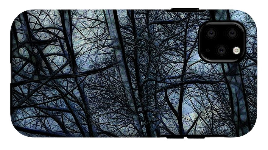 Twilight icicles Snowscape - Phone Case