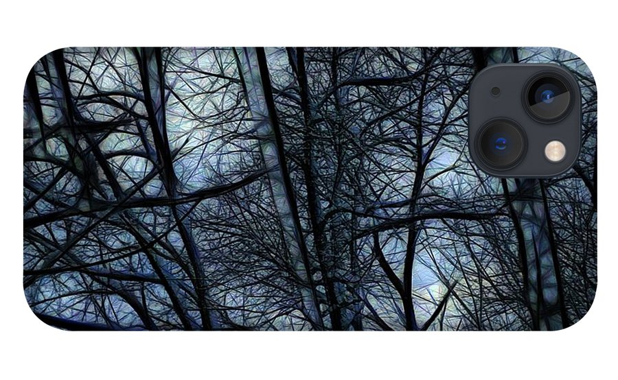 Twilight icicles Snowscape - Phone Case