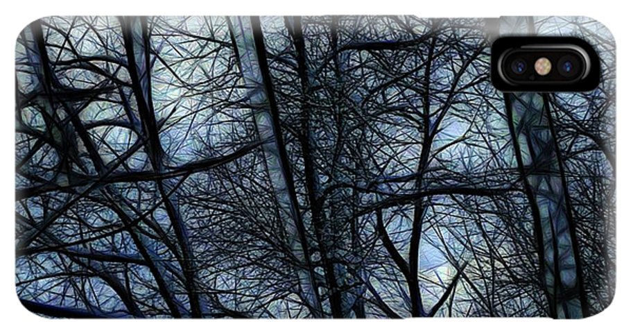 Twilight icicles Snowscape - Phone Case