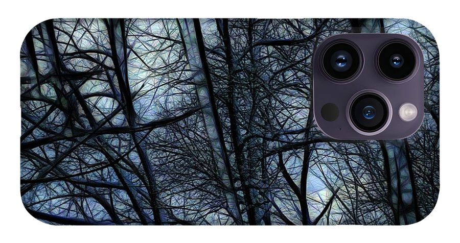Twilight icicles Snowscape - Phone Case