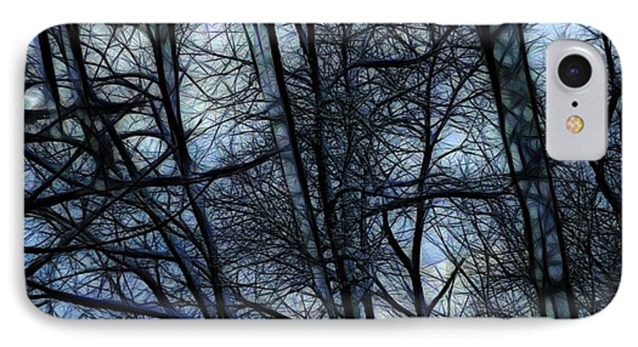 Twilight icicles Snowscape - Phone Case