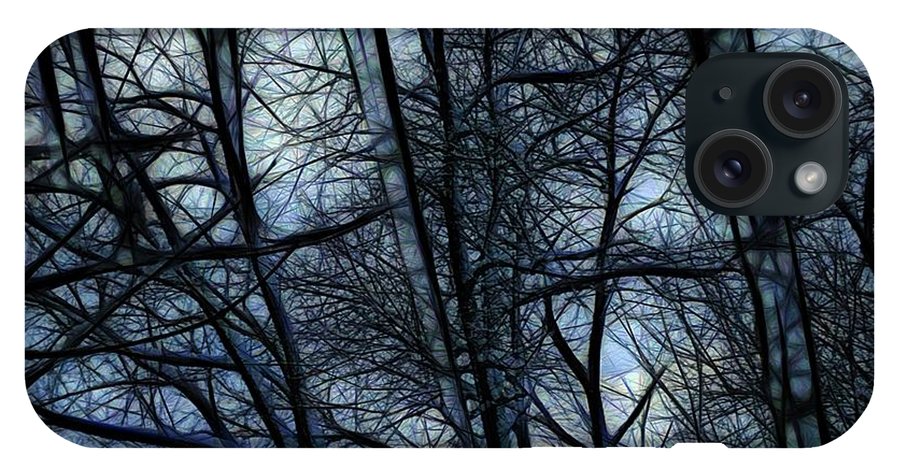 Twilight icicles Snowscape - Phone Case