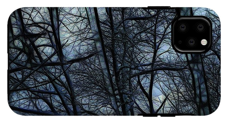 Twilight icicles Snowscape - Phone Case
