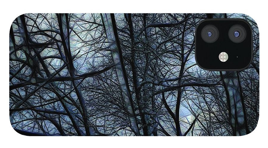Twilight icicles Snowscape - Phone Case