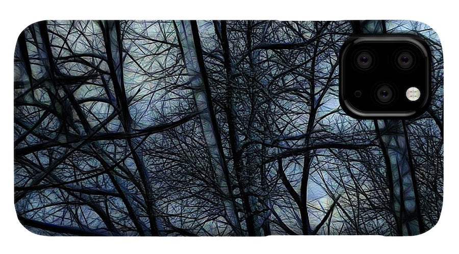 Twilight icicles Snowscape - Phone Case
