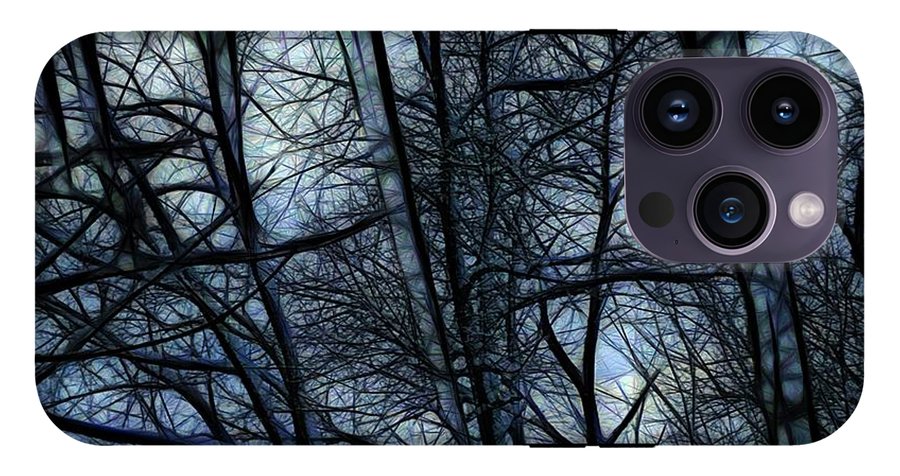 Twilight icicles Snowscape - Phone Case