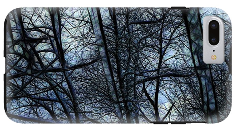 Twilight icicles Snowscape - Phone Case