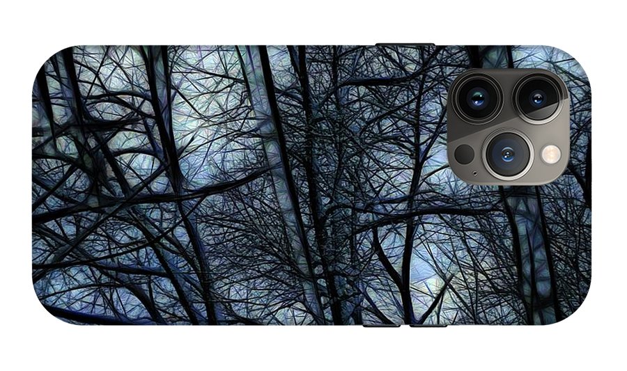 Twilight icicles Snowscape - Phone Case