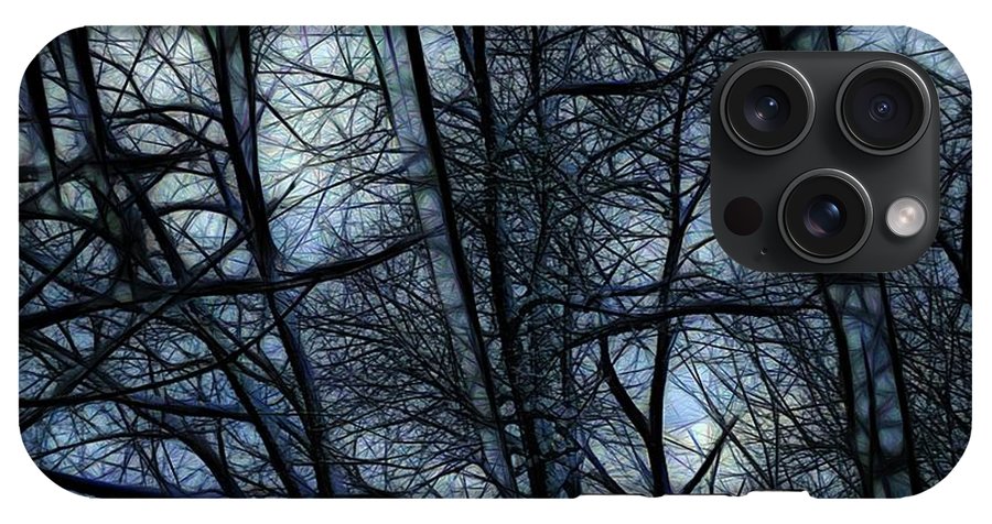 Twilight icicles Snowscape - Phone Case